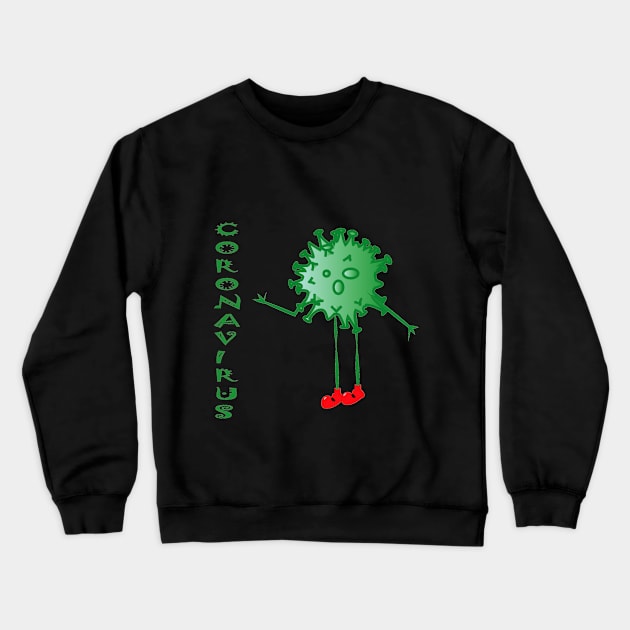 Coronavirus 2020 Crewneck Sweatshirt by manal